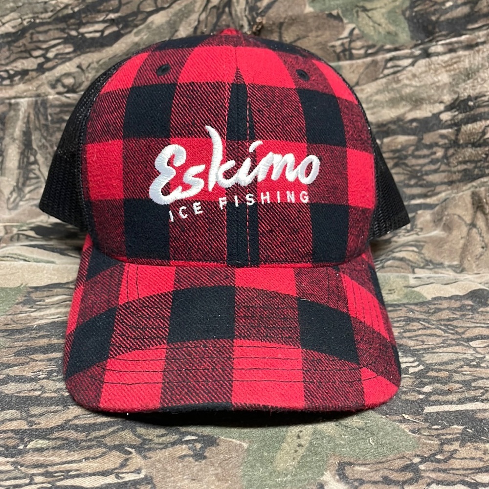 Eskimo Ice Fishing baseball cap